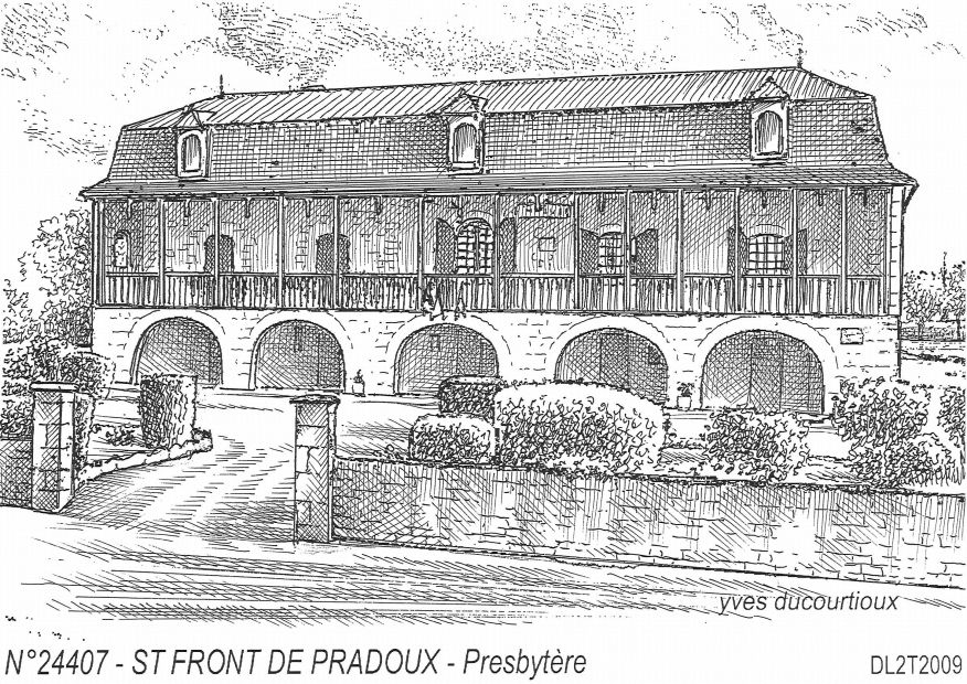 N 24407 - ST FRONT DE PRADOUX - presbytre (mairie)